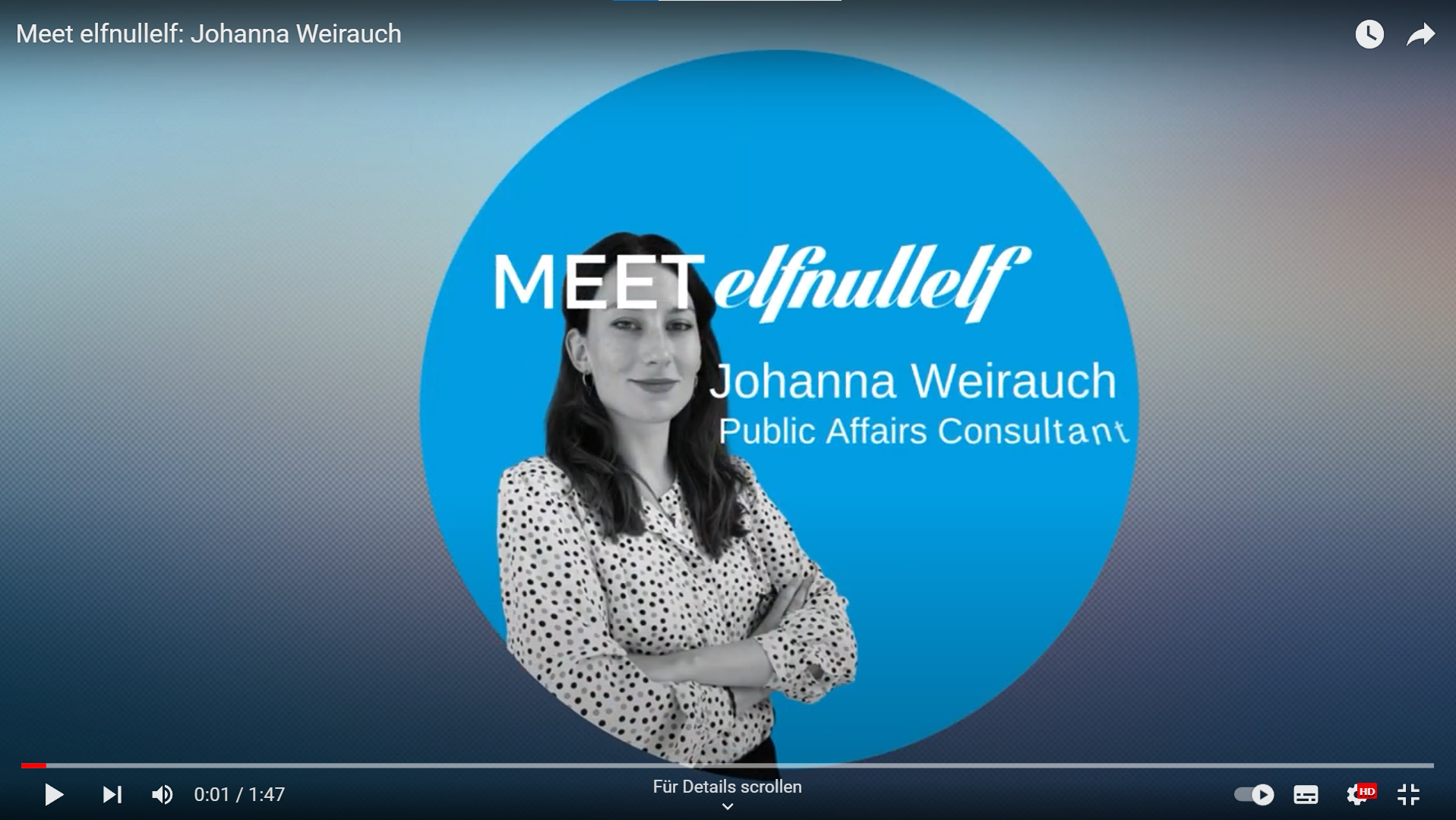 Meet elfnullelf – Johanna Weirauch