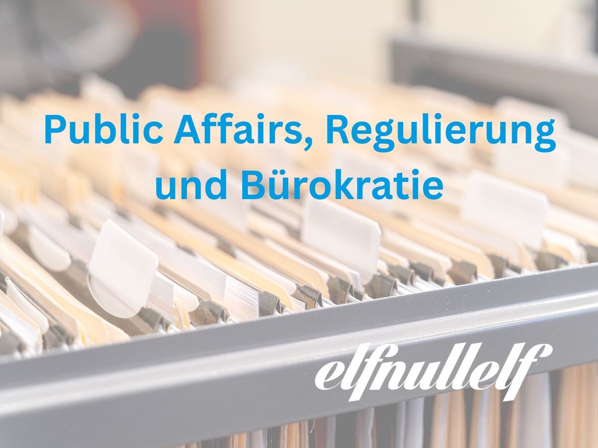 Public Affairs, Regulierung und Bürokratie