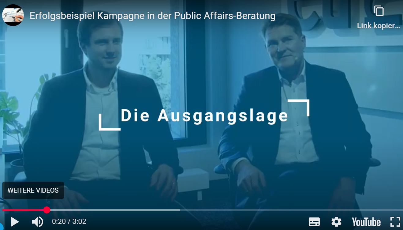 Erfolgsbeispiel Public Affairs
